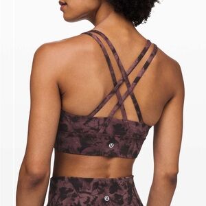 lululemon athletica Women's Strappy Sports Bra - Purple